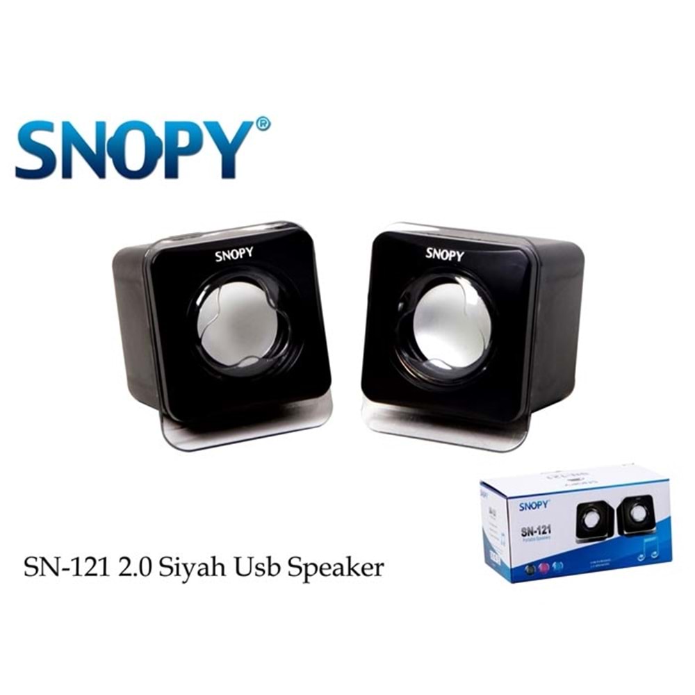 SNOPY SN-121 1+1 USB Beyaz/Mavi Hoparlör